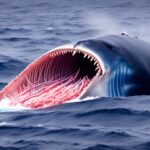 How do blue whales feed?