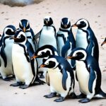 How do penguins care for their young?