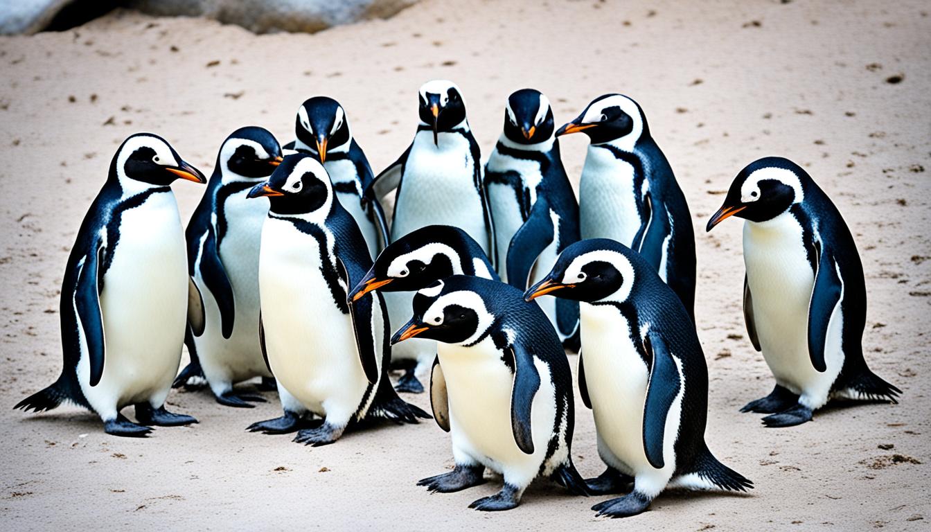 How do penguins care for their young?