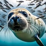 How do seals hunt for food?