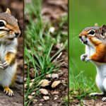 How do you distinguish between a chipmunk and a ground squirrel?