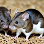 How do you distinguish between a rat and a mouse?