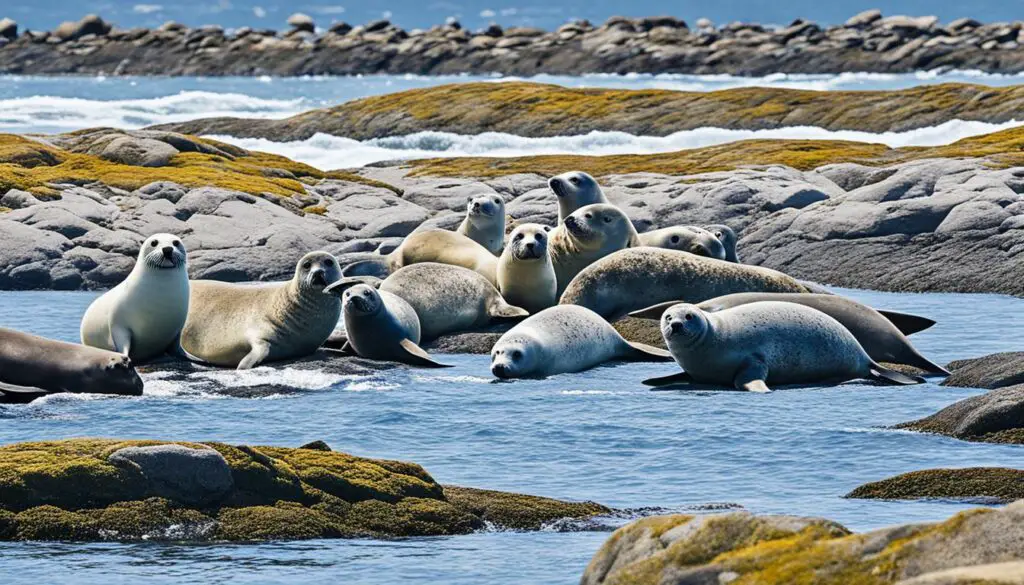 Types of seals and their coastal habitats