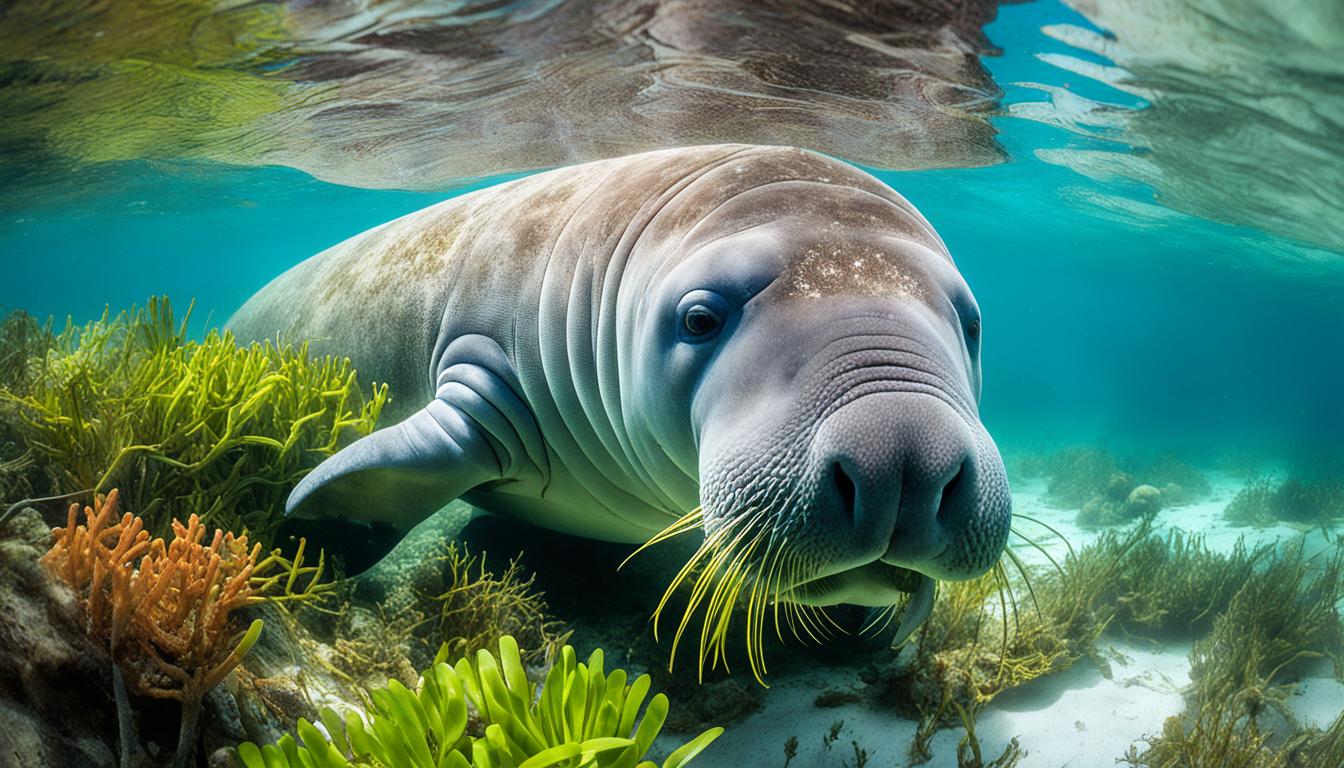 What do manatees eat?