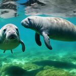 What efforts are being made to protect manatees?