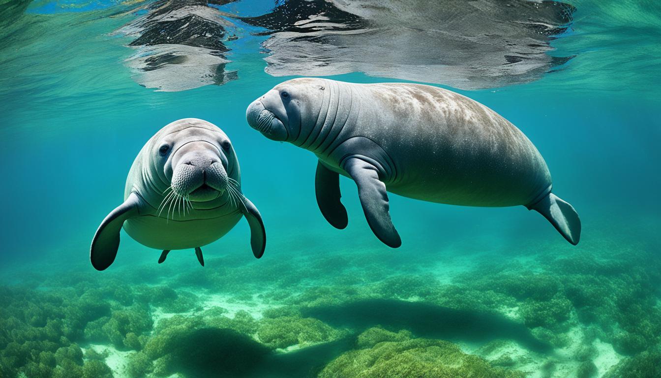 What efforts are being made to protect manatees?