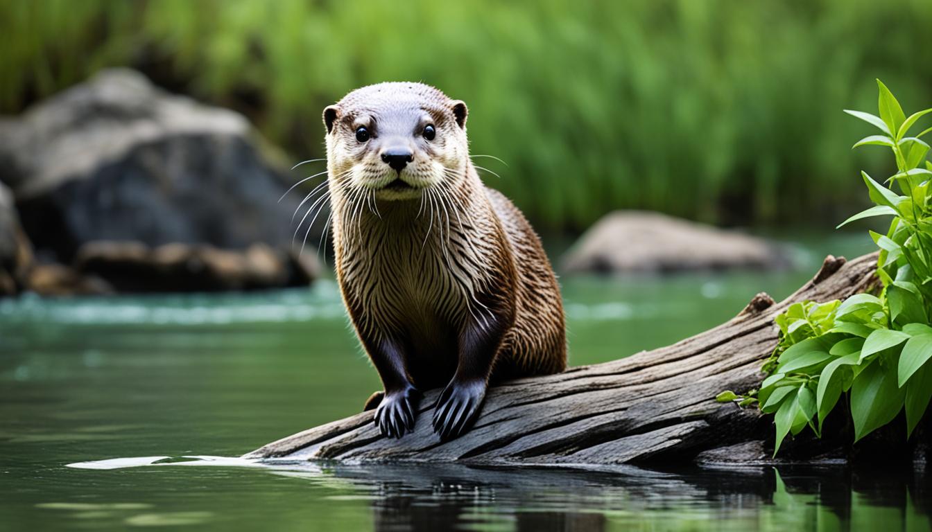 What is the range of the American otter?