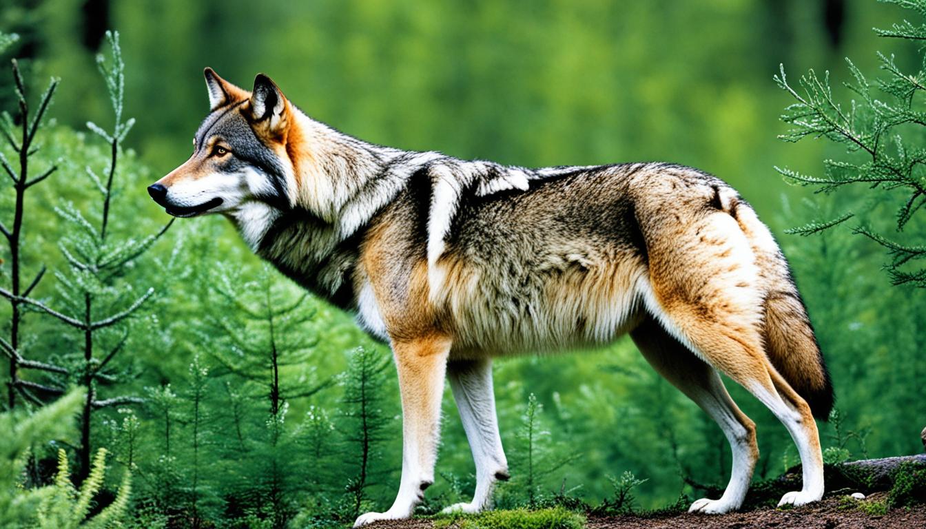 What types of habitats do gray wolves prefer?