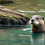 What types of habitats do river otters prefer?