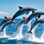 Why do dolphins jump out of the water?