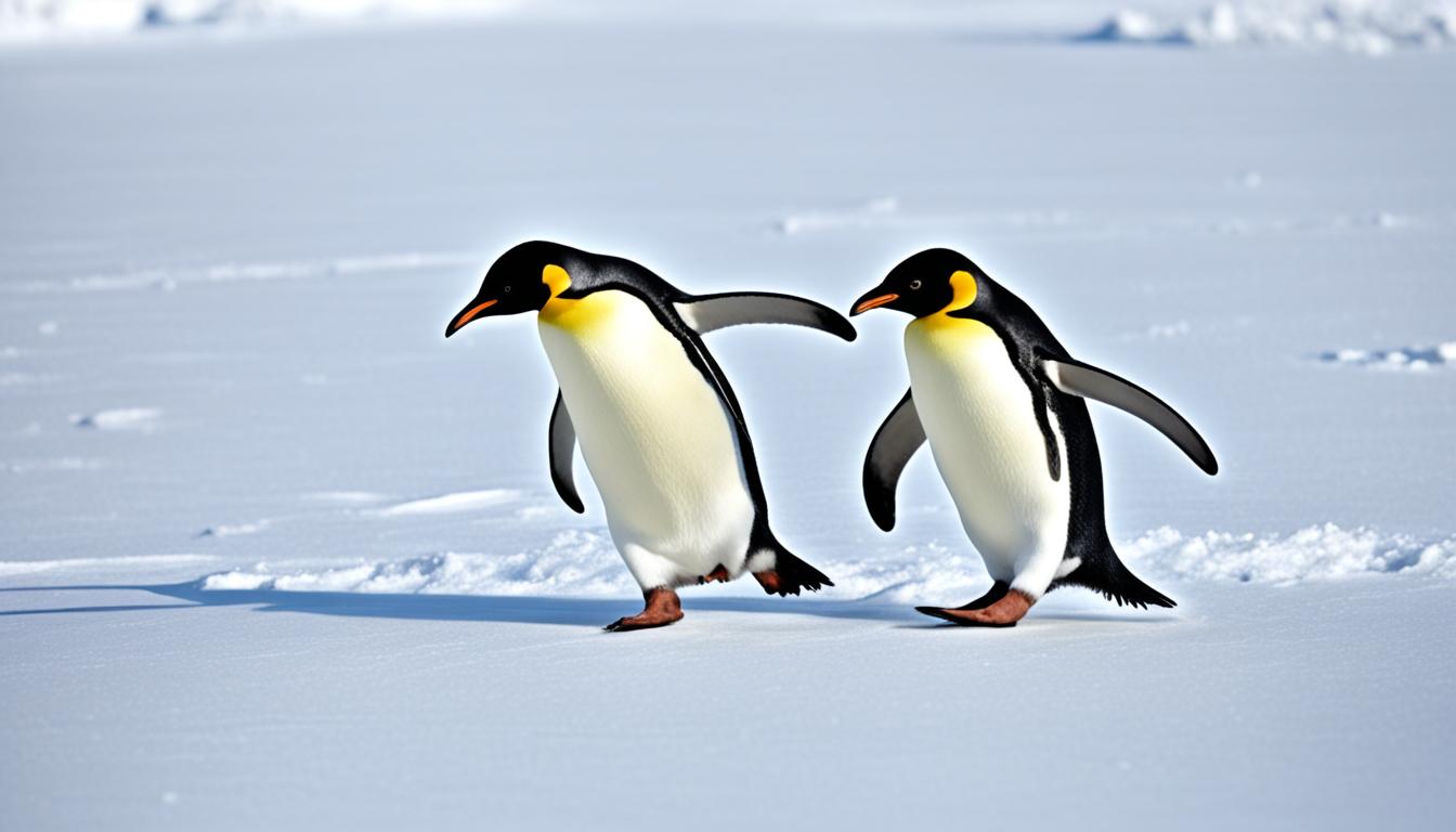 Why do penguins waddle?