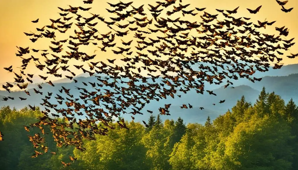 behavioral traits of migratory monarchs