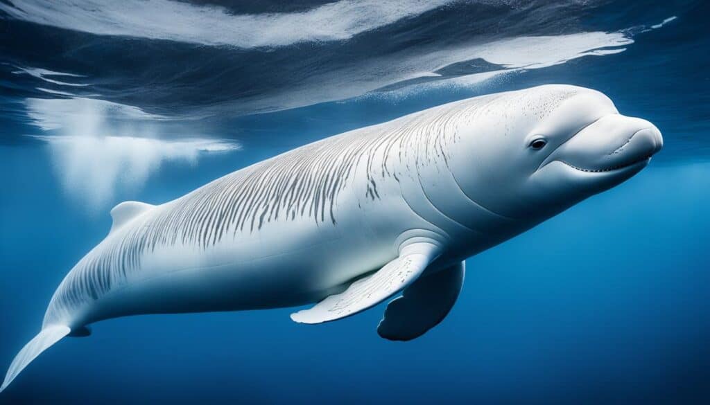 beluga whale swimming patterns