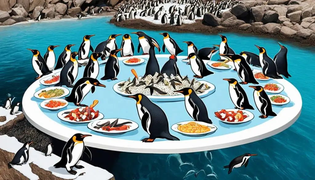 what do penguins eat?