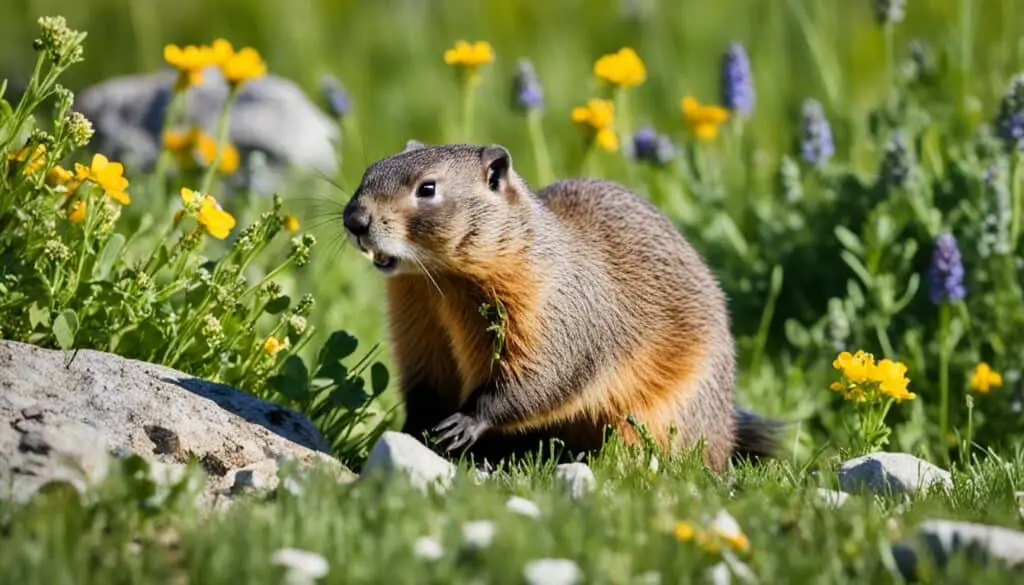 woodchuck foraging habits