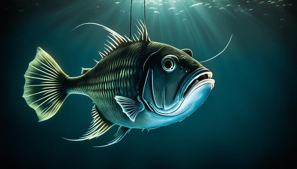 How do anglerfish hunt?