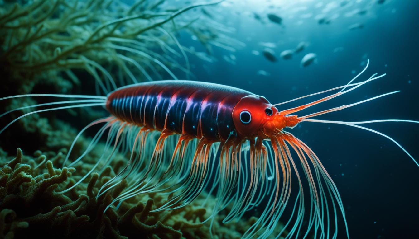 How do krill adapt to their environment?