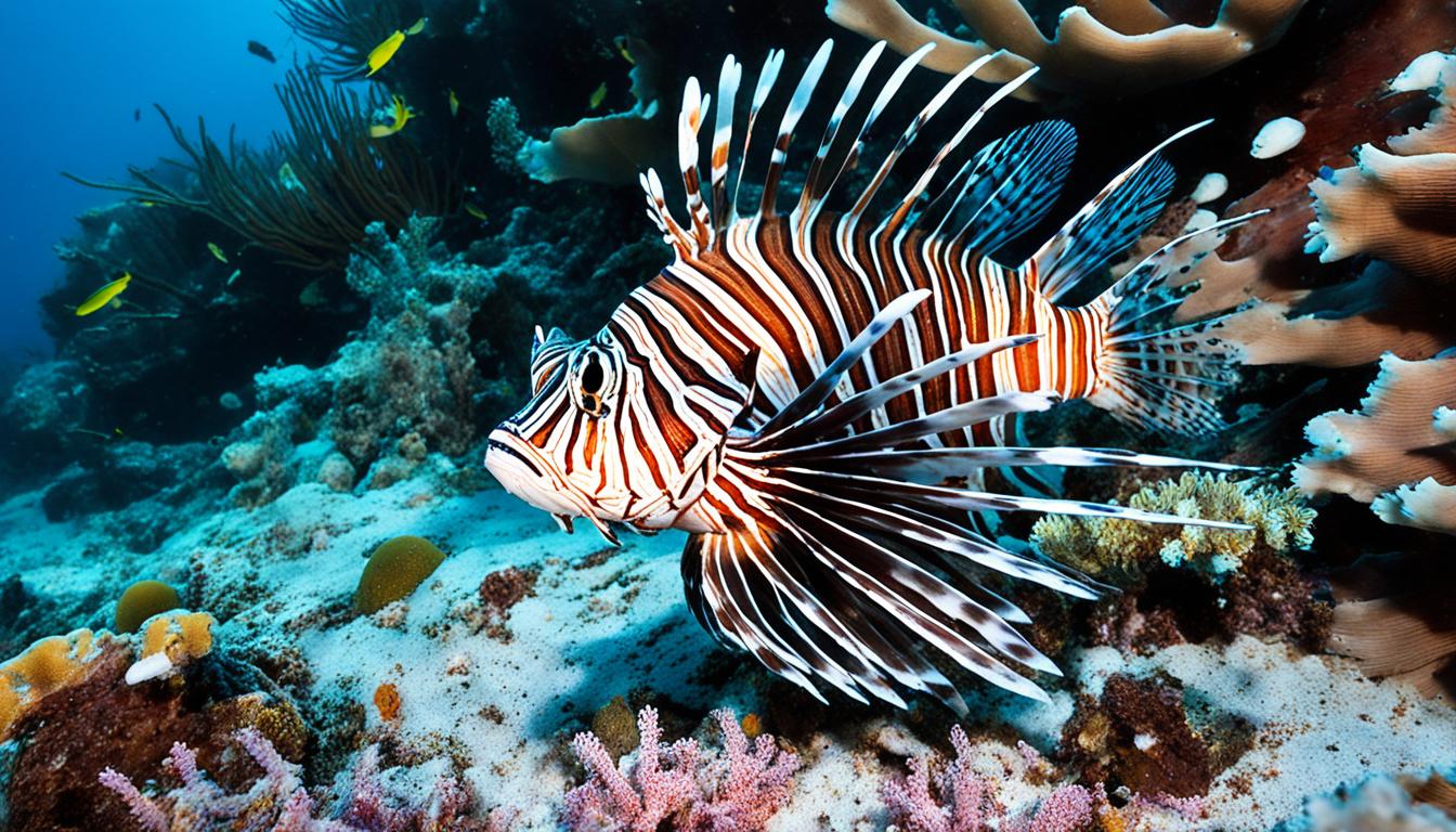 How do lionfish impact marine ecosystems?