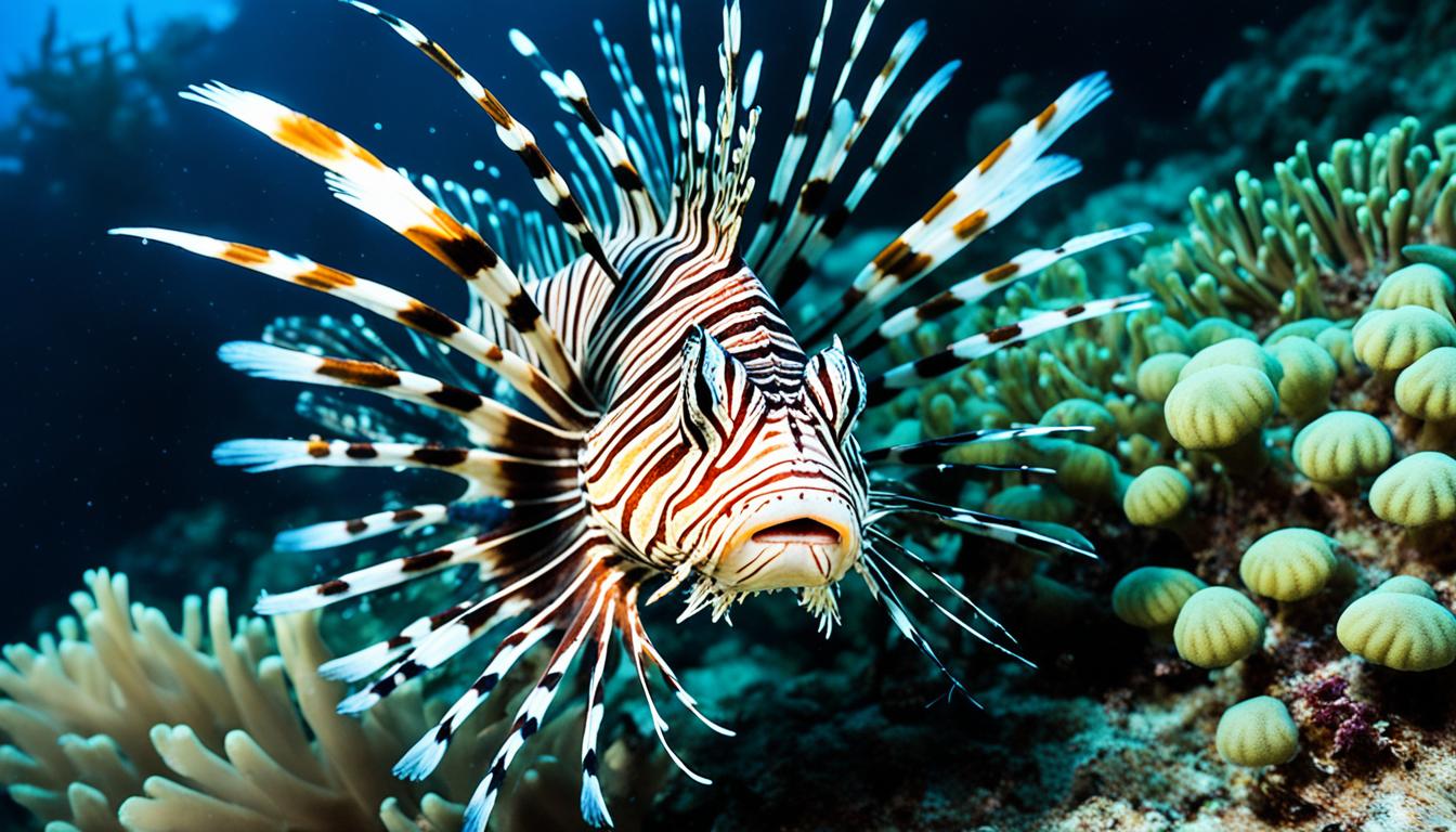 How do lionfish use their venomous spines?