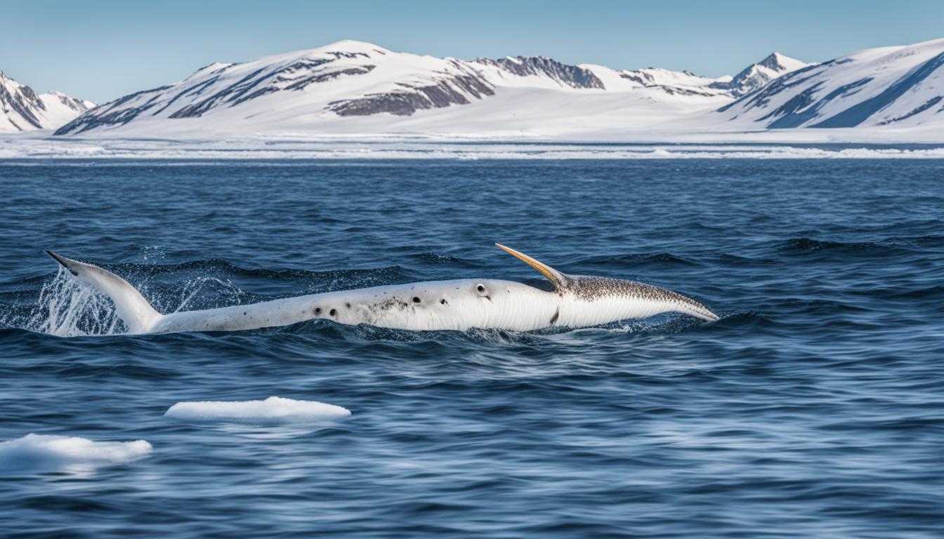 How do narwhals use their tusks?