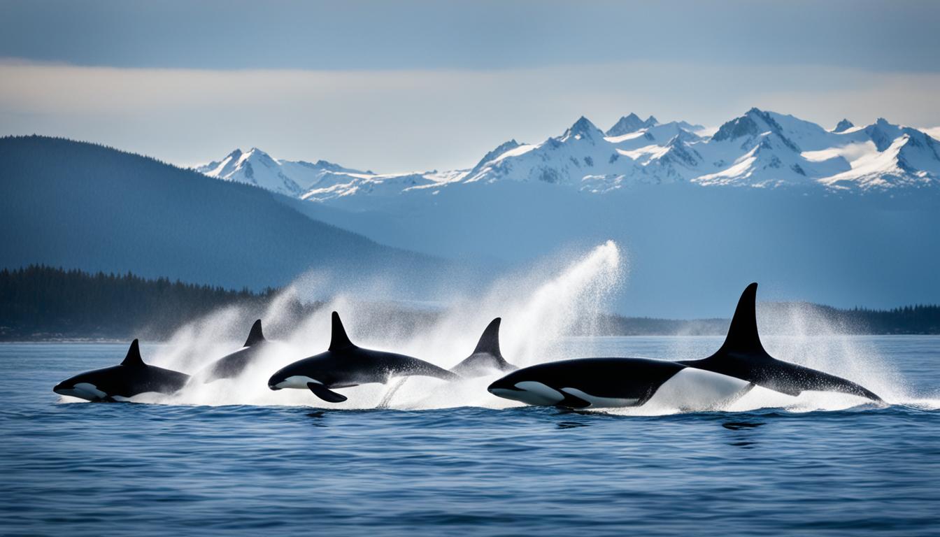 How do orcas hunt?