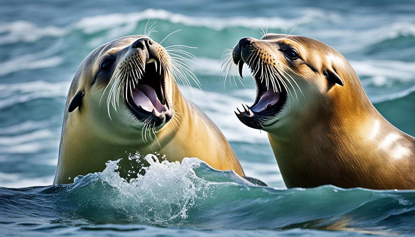 How do sea lions communicate?