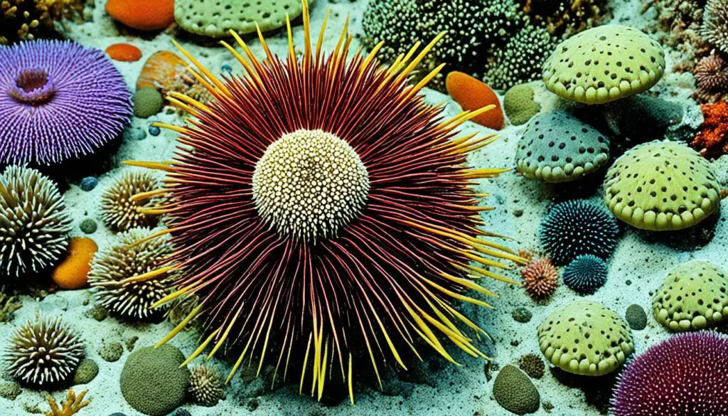 How do sea urchins move?