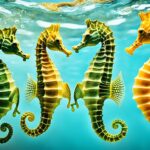 How do seahorses swim?