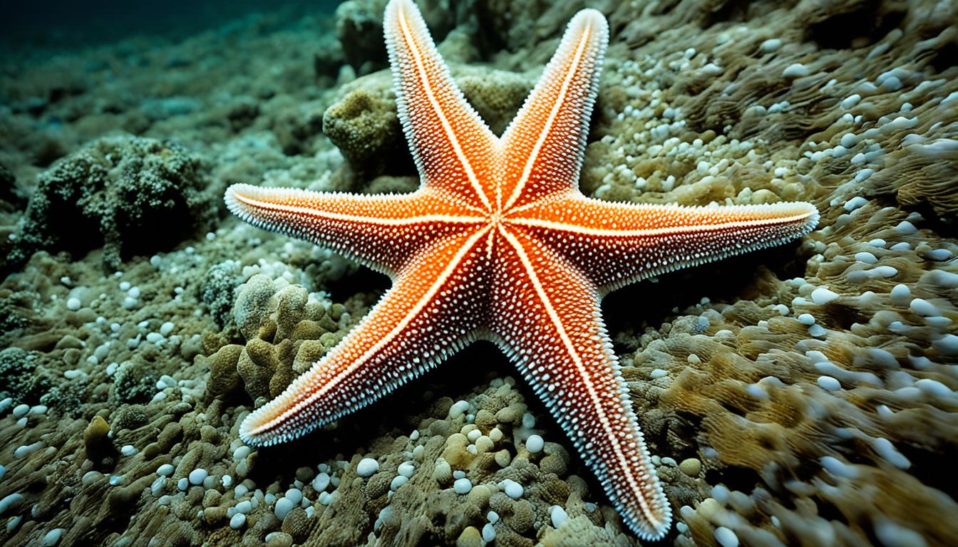 How do starfish sense their environment?