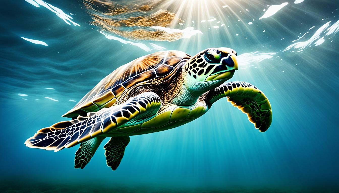 How fast can sea turtles swim?