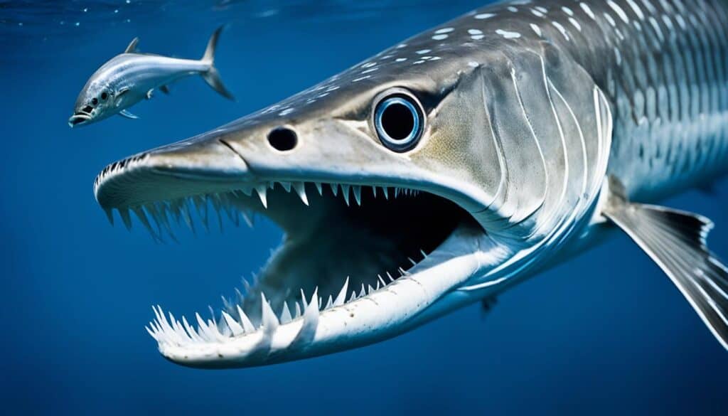 Typical fish in barracuda diet