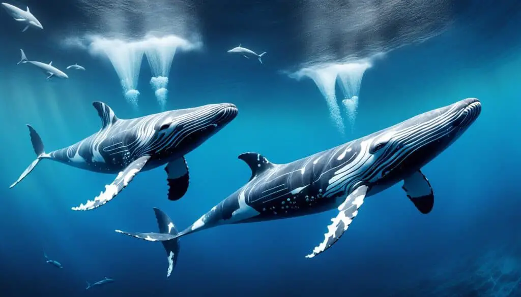 Whale communication and underwater acoustic signals