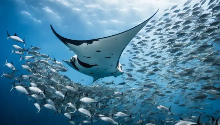 What do manta rays eat?