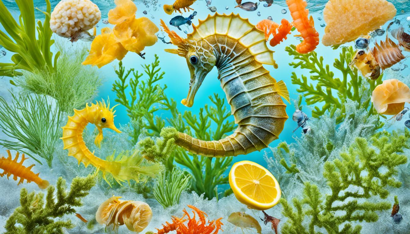 What do seahorses eat?