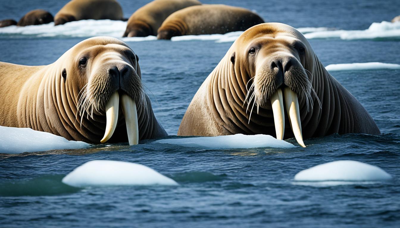 What do walruses eat?