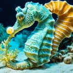 Why do male seahorses carry the eggs?