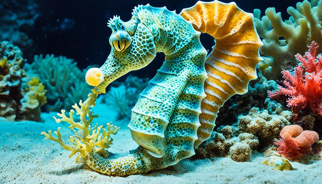 Why do male seahorses carry the eggs?