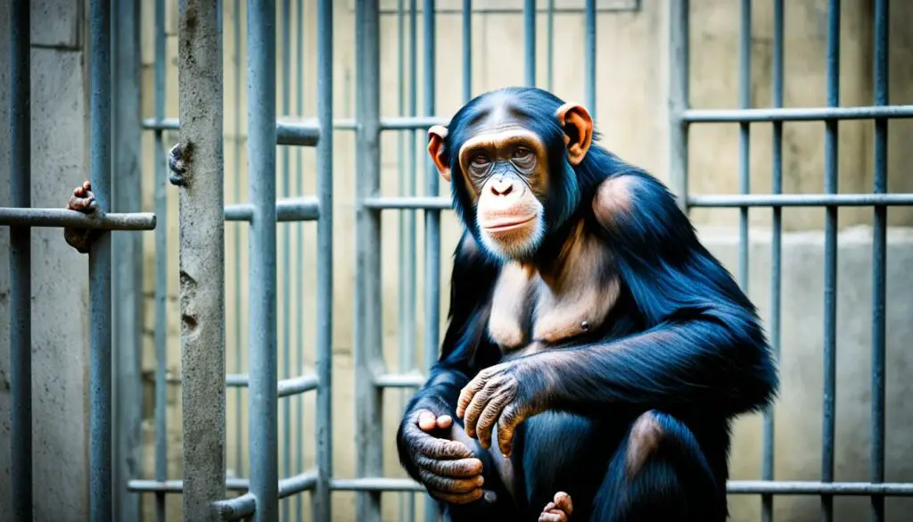 captive chimpanzee populations USA