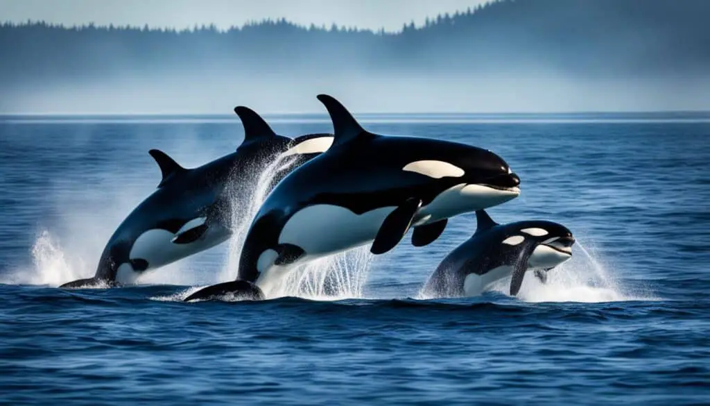 cooperative hunting orcas