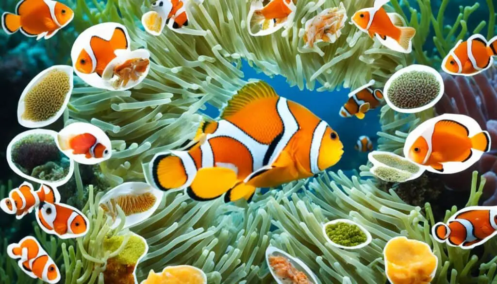 how much do clownfish eat