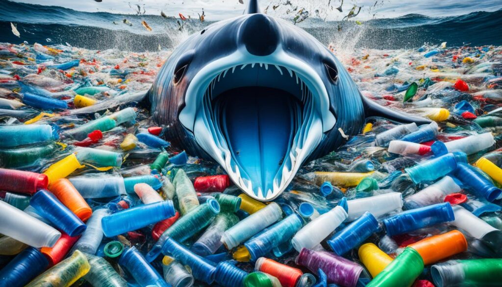 plastic threats to whales