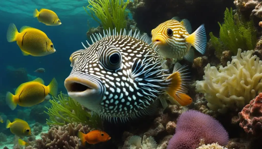 pufferfish natural diet