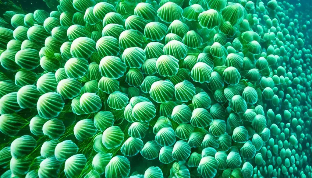 scallop swimming behavior