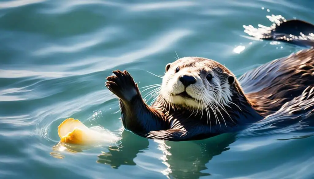 sea otter sleeping behavior