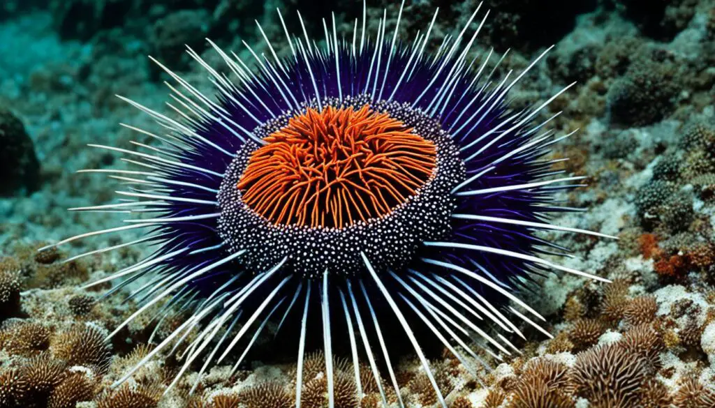 sea urchin crab symbiosis