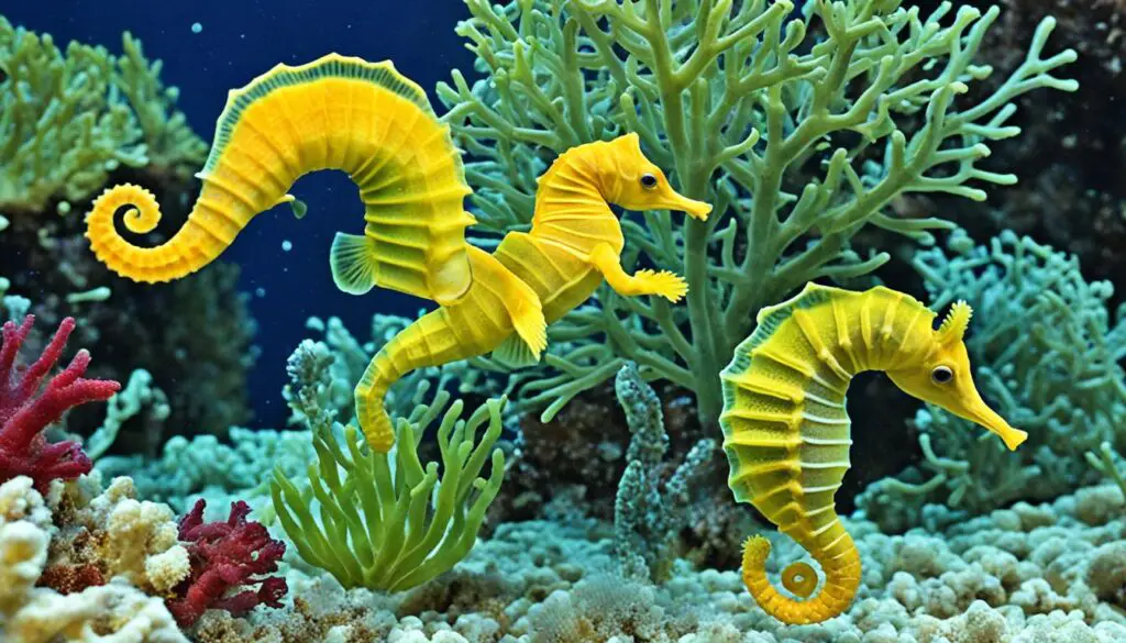 seahorse feeding behavior