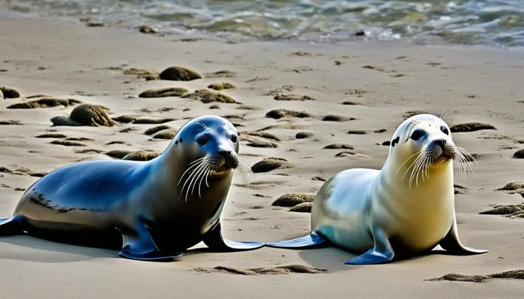 seal sea lion contrast