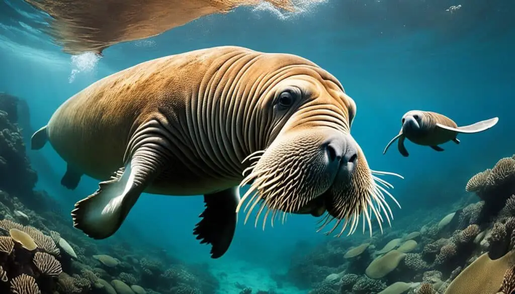walrus habitat and marine life interactions